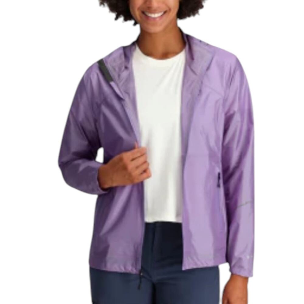 Outdoor Research Helium Purple Lavender Ultralight Waterproof Hooded Jacket XS - Picture 4 of 13